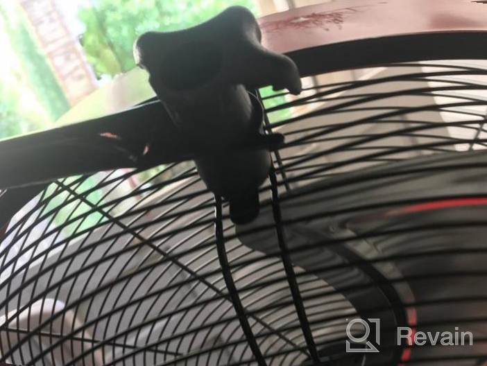 img 1 attached to Stay Cool This Summer With The MaxxAir HVFF 20S REDUPS 20-Inch Red Floor Fan! review by Maria Gonzalez