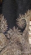 img 1 attached to Double-Layered Jacquard Paisley Pashmina Shawl With Luxurious Design review by Derrek Fields