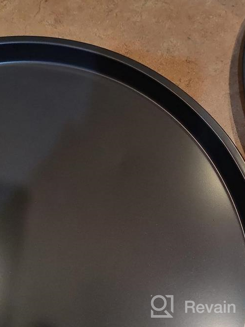 img 1 attached to Get Perfectly Crisp Pizzas Every Time With ODDIER 14-Inch Nonstick Pizza Pan review by Hector Nito