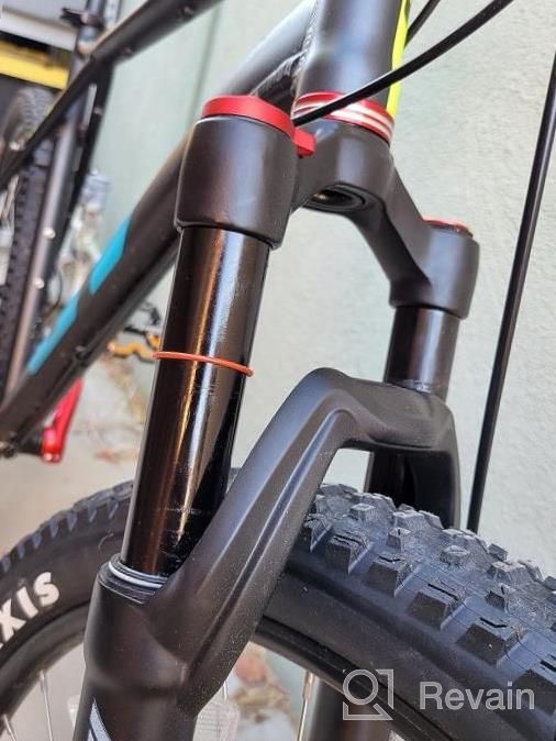 img 1 attached to Bucklos Lutu MTB Suspension Fork - Air & Rebound Adjust, Straight Tube, Ultralight Gas Shock, Travel 120Mm, Lockout Mountain Bike Forks review by Matt Williams