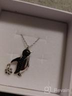 img 1 attached to YAFEINI Sterling Silver Heart Penguin Necklace - Cute Penguin Pendant for Penguin Lovers - Perfect Penguin Gifts for Women and Girls review by Julie Flores