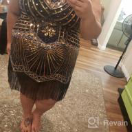img 1 attached to Plus Size 1920S Flapper Dress By BABEYOND - V Neck, Beaded & Fringed review by Justin Cranford