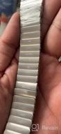 img 1 attached to Surace Stainless Steel Link Bracelet Replacement For Apple Watch Series 4 44Mm Band With Butterfly Folding Clasp Compatible For Apple Watch 42Mm Series 3/2/1(Silver) review by William Stewart