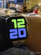 img 1 attached to Renewed Apple Watch SE in Gold Aluminum with 📱 GPS + Cellular and Pink Sand Sport Band - 40mm review by Vinay Chaudhari ᠌