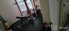 img 5 attached to Complete Home Gym Package: 1000LBS Power Cage, Weight Bench, Barbell Set W/ Olympic Barbell - RitFit Garage & Home Gym