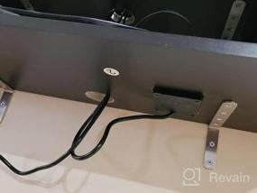img 6 attached to TESSAN Recessed Power Strip With 2 USB Ports And Surge Protection - Flush Mount Outlet For Furniture, Conference Tables, Cabinets, And Sofas - 5 Ft Desk Charging Station