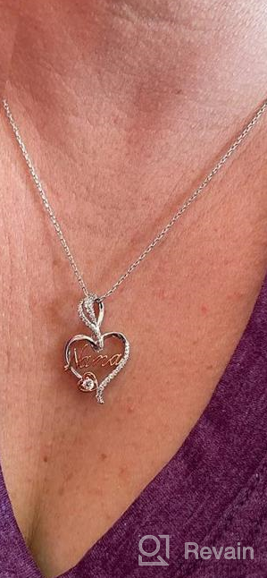 img 1 attached to S925 Sterling Silver Mom Necklace: Perfect Birthday & Christmas Jewelry Gifts for Mom Grandma Wife from Daughter Son - BFF&UNICORN review by David May