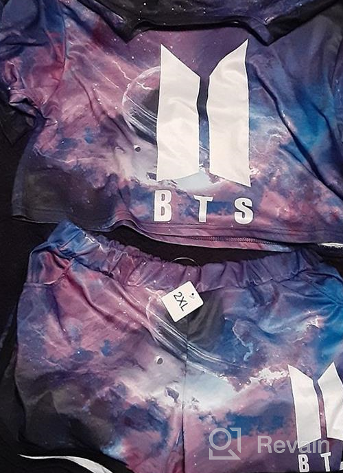 img 1 attached to 👕 BTS Set Skirt: Trendy Bangtan Boys Casual T-Shirt featuring Jimin, Suga, V, J-Hope - Perfect for Dressing in Style and Showing Support review by John Douglas