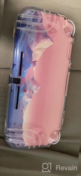 img 1 attached to Nintendo Switch Lite 2019 Thunderbolt Series Protective Clear Cover With TPU Grip Case By Mumba review by James Jack