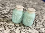 картинка 1 прикреплена к отзыву Vintage Mason Jar Salt & Pepper Shakers Adorable Decorative Mason Jar Decor For Vintage, Rustic, Shabby Chic - Sturdy Ceramic In Coral - 3.5 Oz. Cap от Wayne Flores