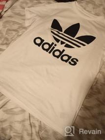 img 3 attached to Unisex adidas 👕 Originals Trefoil Tee for Kids