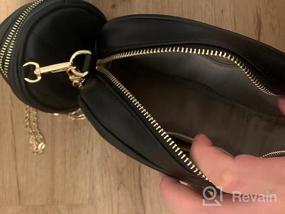 img 6 attached to Женская модная стеганая сумка через плечо - маленькая круглая сумка через плечо GEEAD с застежкой-молнией