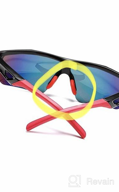 img 1 attached to FEISEDY Kids Teens Polarized Sunglasses: Stylish TR90 Frame for Boys and Girls Cycling - B2454 review by Micheal Wolf