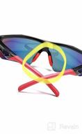 img 1 attached to FEISEDY Kids Teens Polarized Sunglasses: Stylish TR90 Frame for Boys and Girls Cycling - B2454 review by Micheal Wolf