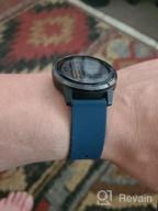 img 1 attached to Upgrade Your Watch With WOCCI'S Silicone Rubber Bands: Quick Release, Stainless Steel Buckle, And 13 Vibrant Colours To Choose From In 8 Different Widths review by Matthew Nielsen