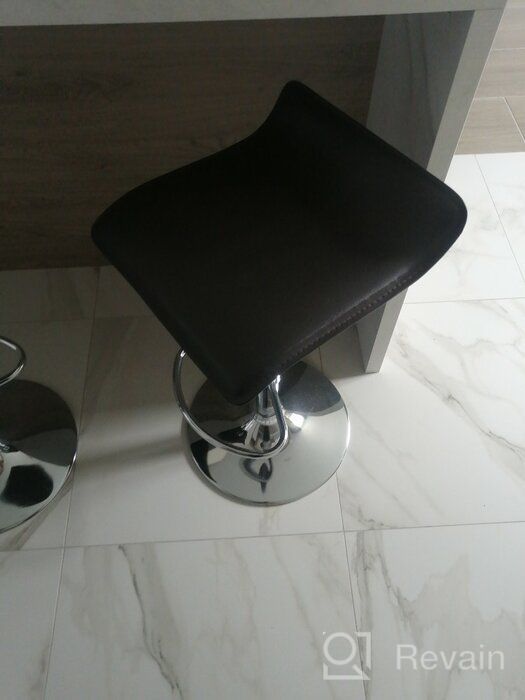 img 1 attached to 🪑 Hi-Tech Brown Metal/Faux Leather Chair Stool Group review by Boguslawa Terpeluk ᠌