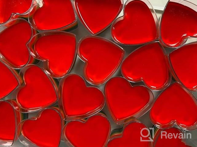 img 1 attached to 50 Pack Of 5 Oz. Clear Plastic Heart-Shaped Dessert Cups With Spoons - Perfect For Appetizers And Parfaits, Disposable Or Reusable Option review by Gregory Shorunov