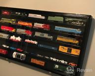 img 1 attached to Securely Display & Protect Your HO Scale Model Train Collection With UV Cabinet Wall Rack review by Andrew Holman