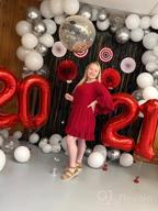 img 1 attached to 40 Inch Large Reusable Foil Number Balloons - Perfect For 1St-22Nd Birthday Decorations! review by Seth Wood