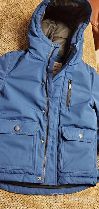 img 1 attached to 🧥 Kids Winter Jacket - SOLOCOTE Boys Coats with Hood, Thick, Heavyweight, Tough, Long, and Windproof Outwear for Ultimate Warmth review by Ryan Hoover