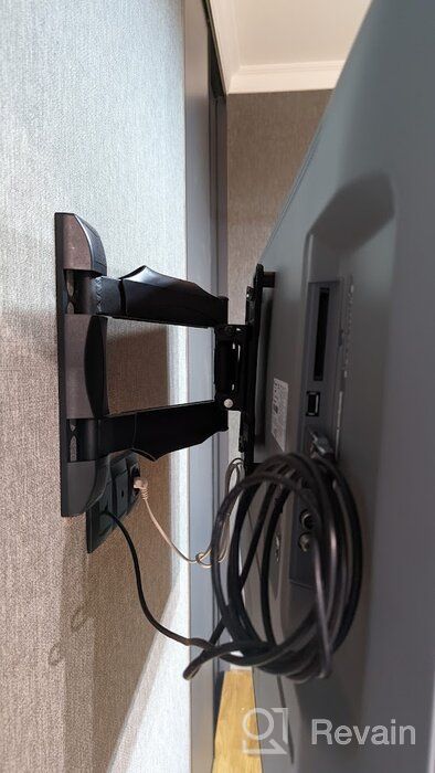 img 1 attached to Swivel Arm for TV 32"-65" ONKRON M4, black review by Bach ᠌