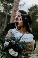 img 1 attached to Faux Fur Shawls And Wraps For Brides And Wedding Guests - Chic Bridal Scarf Stoles For Women And Girls review by Ryan Huhn
