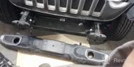img 1 attached to EAG Front Bumper Rock Crawler With Fog Light Housing And Winch Plate Fit For 18-22 Wrangler JL review by Robert Gomatham