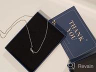 img 1 attached to Elegant and Durable Sterling Silver Chain for Women and Girls – 1mm Italian Box Chain Necklace, 1.25mm Cable Chain, Lobster Claw Clasp – Available in Various Lengths review by Bill Martinson