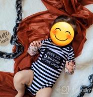 img 1 attached to Adorable Letter Print Baby Boy Romper - Long Sleeve Baby Clothes Perfect For Your Little Prince review by Eder Boesel
