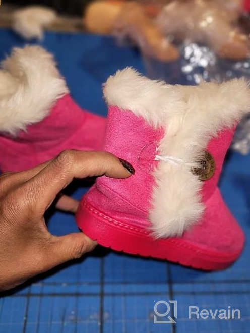 img 1 attached to Femizee Kids Winter Warm Snow Boots for Girls and Boys (Toddler/Little Kid) - Outdoor Footwear review by Homer Reed