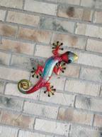 img 1 attached to Outdoor Metal Gecko Wall Art Decor - Garden Lizard Fence Patio Yard Sculpture Gift Idea review by Bob Kandravi
