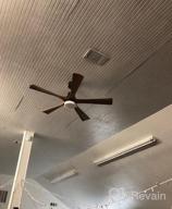img 1 attached to Ensenior Ceiling Fan With Lights Remote Control, W1-1, 52 Inch, Black, DC Motor review by Ricardo Stewart