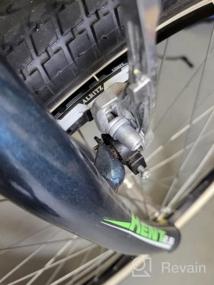 img 8 attached to Профессиональные велосипедные тормозные колодки, набор профессиональных V-образных тормозных колодок Alritz 6PCS для универсального переднего и заднего колеса дорожного горного велосипеда, без шума