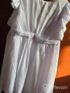 картинка 1 прикреплена к отзыву Платье с разработкой из шифона с элементами дизайна на плечиках для девочек Carat Chiffon Flutter Sleeves Dresses. от Diana Kemmler