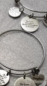 img 6 attached to 💕 Eternal Love in Every Mile: Mother Daughter Bangle Bracelets - The Unbreakable Bond