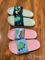 img 1 attached to Slippers Dinosaur Non Slip 8 5 9Toddle Numeric_8_Point_5 Boys' Shoes review by Ricky Mayo