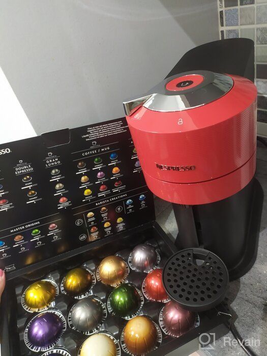 img 1 attached to Breville Nespresso Vertuo Next BNV550GRY Espresso Machine with Aeroccino in Light Grey review by Ghazali Dikir