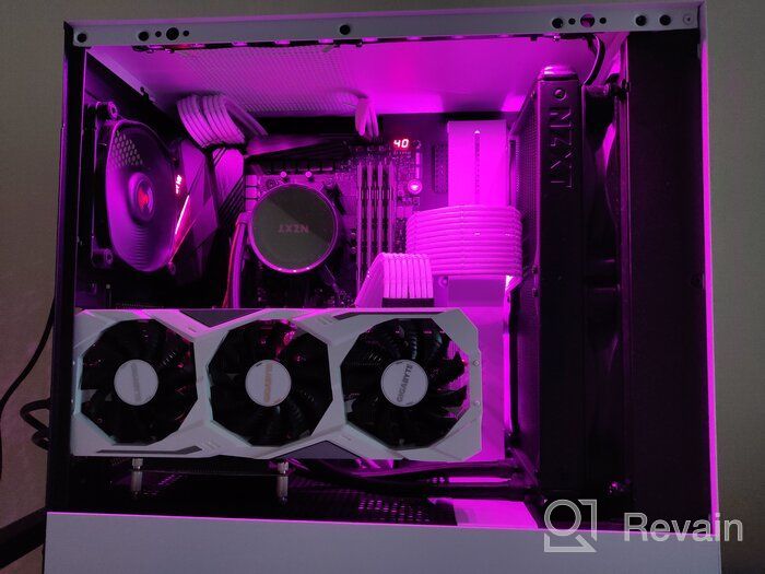 img 2 attached to 🌀 NZXT Kraken X62 280mm - CAM-Powered AIO Liquid Cooler with Infinity Mirror Design and Aer P140mm Radiator Fans review by Bach ᠌