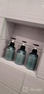 img 1 attached to Refillable 10.1Oz Shampoo Bottles With Grey Pump Dispenser For Shower, Body Soap, And Hair Conditioner - Set Of 3 review by Kip Ruach