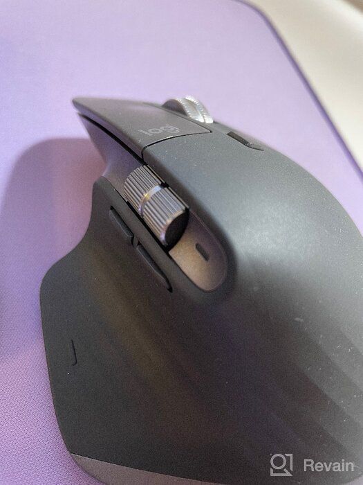 img 1 attached to 🖱️ Logitech MX Master Wireless Mouse: High-Precision Sensor, Easy-Switch up to 3 devices, Meteorite Black review by Swami Swami ᠌