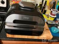 img 1 attached to Black/Silver Ninja EG201 Foodi 6-In-1 Grill: Air Fry, Roast, Bake, Broil, & Dehydrate - 2Nd Gen review by Chris Willis