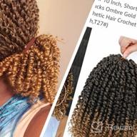 img 1 attached to Long Passion Twist Crochet Hair For Women, Pre-Twisted Passion Twist Hair 24 Inch, 8 Packs Pre-Looped Natural Black Passion Twists Braiding Synthetic Hair Crochet Passion Twist Hair Extensions (24 Inch (Pack Of 8), 1B#) review by Brianna Quintana