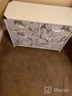 img 1 attached to Organize Your Home With The Sorbus 6-Drawer Dresser And Storage Chest In Marble White review by David Padilla