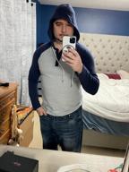 img 1 attached to Stay Comfortable & Fashionable With Aimeilgot Men'S Casual Hoodies For Gym & Workout review by Kevin Duhon