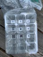 img 1 attached to Sfee 5 Pack Seed Starter Tray Kit, 60 Cells Seedling Starter Trays With Humidity Dome And Base Greenhouse Growing Trays, Reusable Seed Germination Seedling Tray With Garden Tools Labels (Green) review by Mike Vargas