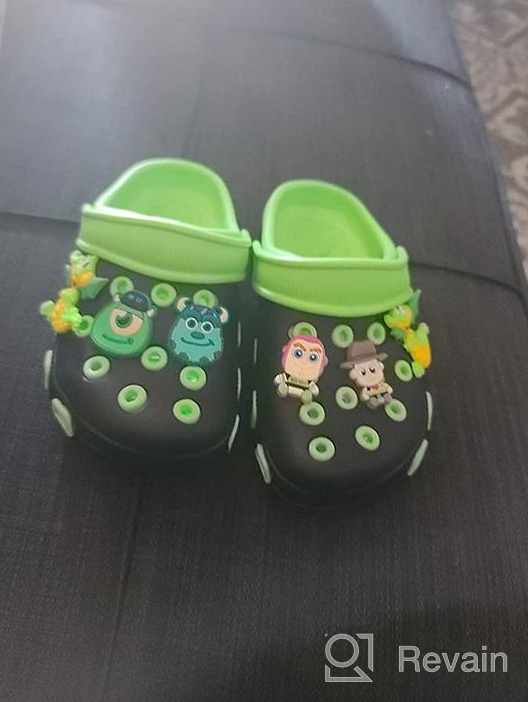 img 1 attached to Mictchz Toddler Little Kids Clogs: Slip-On Unisex Garden Clogs, Non-Slip Lightweight Slide Sandals for Summer, Pool, Shower, Beach Slippers review by Steven Darkshnar