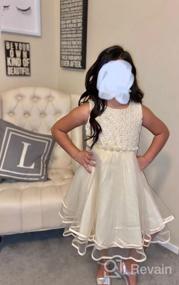 img 6 attached to CIELARKO Свадебные платья с цветочными жемчужинами для детской одежды