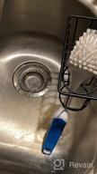 img 1 attached to SUS304 Stainless Steel 2-In-1 Sponge And Dish Brush Holder For Organized Kitchen Sink review by Brian Piecuch