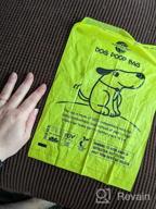 img 1 attached to 60 Compostable Dog Poop Bags With Free Holder - Eco-Friendly, Unscented, Extra Thick, And Leak Proof, Vegetable-Based Bags For Camping And Walking Dogs - Sized 9 X 13 Inches, By Moonygreen review by Antonio Gonzalez