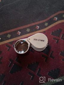 img 4 attached to 30X Folding Eye Loupe For Jewelers - Perfect Magnification For Watchmakers!